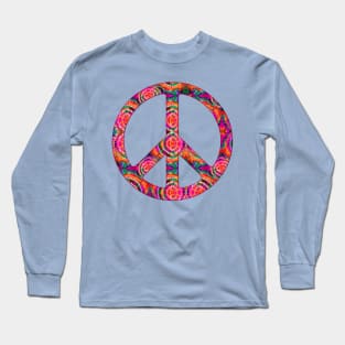 Peace hippie tie Long Sleeve T-Shirt